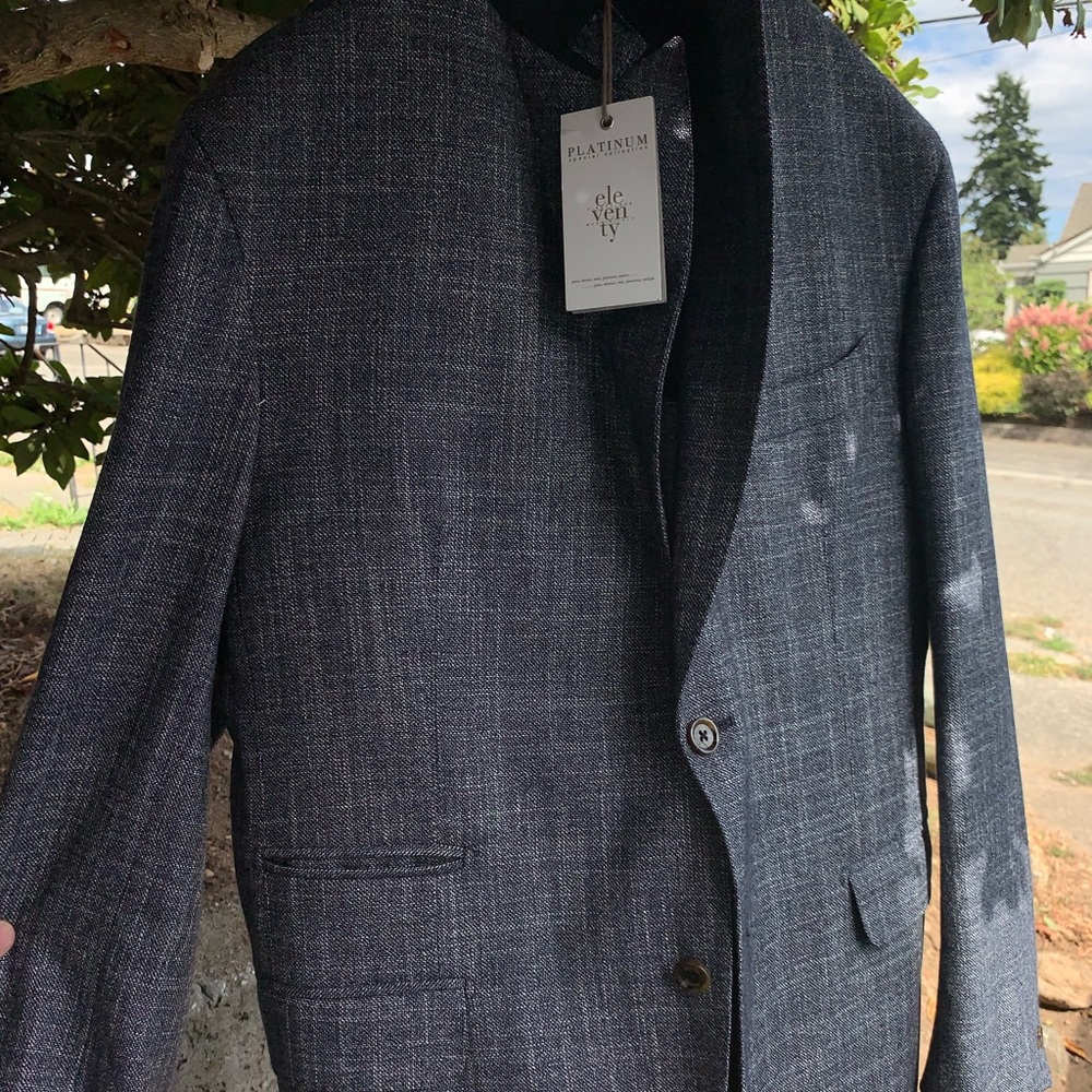 NWT Eleventy sport coat fabric by Loro Piana sz56